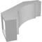 Ekena Millwork 3 1/2-in. W x 10-in. D x 10-in. H Merced Architectural Grade PVC Knee Brace BRCP035X10X10MRC - alternate 3